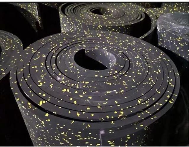 एंटीस्लिप जिम रबर फर्श रेल वजन कक्ष फर्श 1.5mm 3.0mm मोटाई