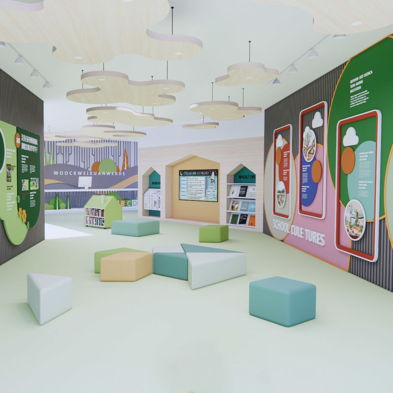 विभेदक फर्श पीवीसी फर्श आसान रखरखाव कम से कम डिजाइन के साथ वाणिज्यिक स्थानों के लिए उच्च दाग प्रतिरोध