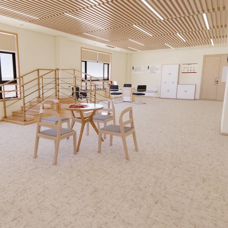 उच्च-यातायात क्षेत्रों के लिए विषम फ़्लोरिंग, खरोंच-प्रतिरोधी और नरम