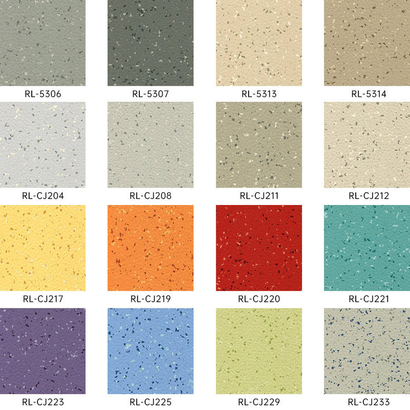 प्रदर्शनी हॉल के लिए पर्यावरण के अनुकूल, पहनने के प्रतिरोधी और एंटी स्लिप रबर फर्श