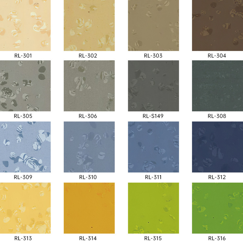 प्रदर्शनी हॉल के लिए रील एंटी स्लिप, पहनने प्रतिरोधी और दाग प्रतिरोधी रबर फर्श