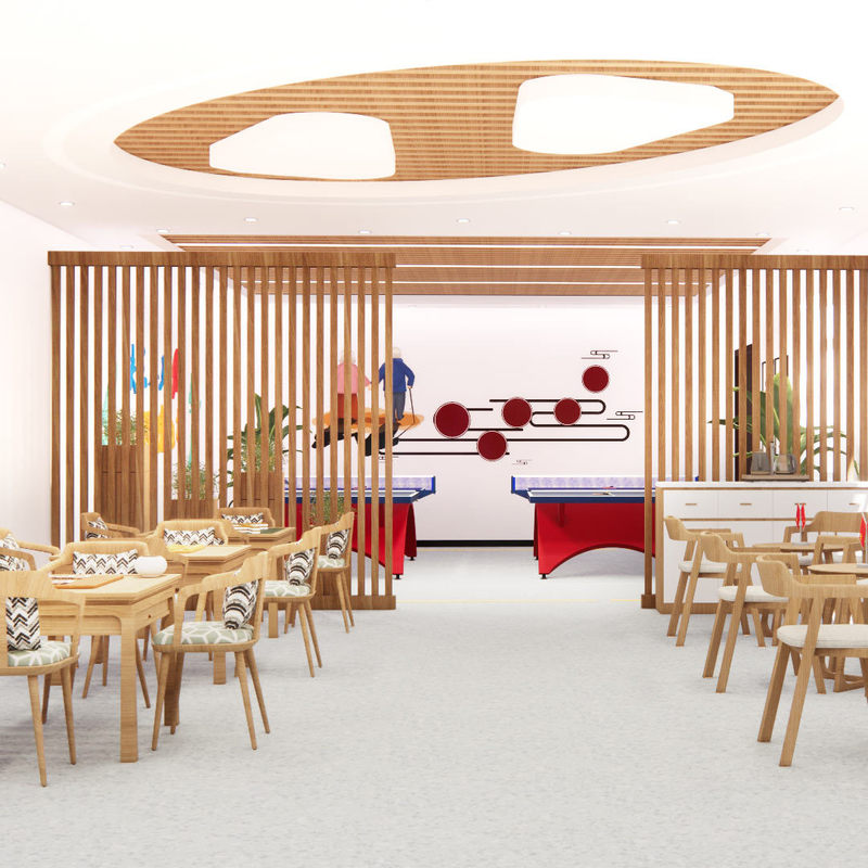 ल्यूमिना हेल्थ/इन्फिनिटी नर्सिंग होम के लिए आसान-साफ एंटीमाइक्रोबियल होमोजेनिक विनाइल फर्श