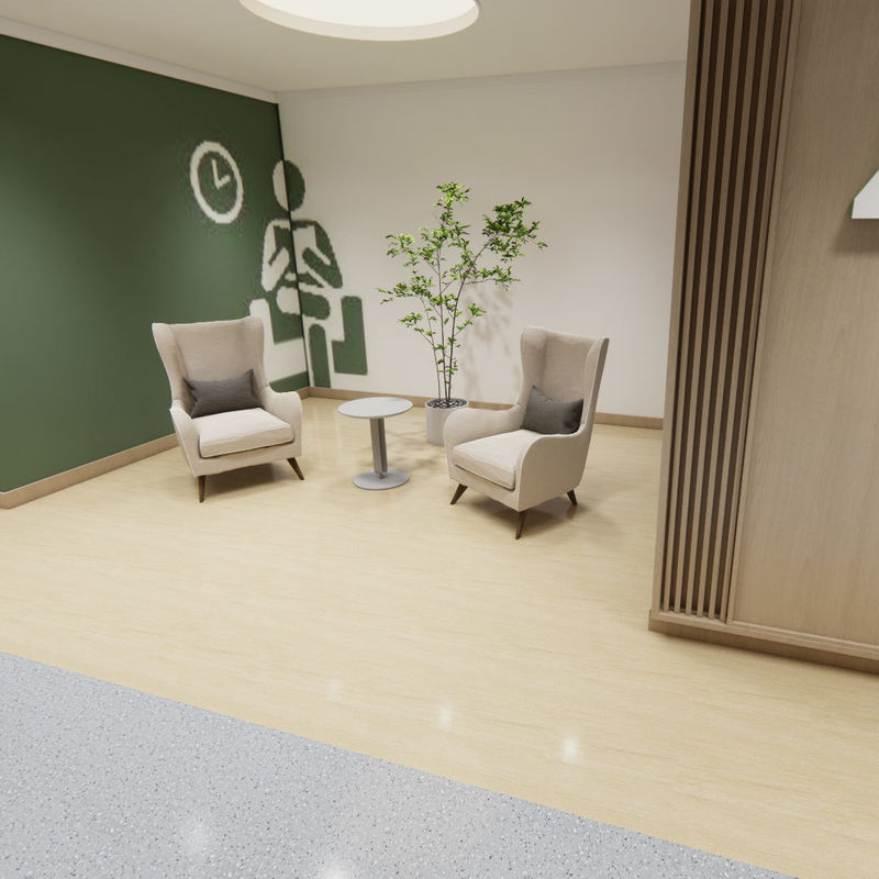 नर्सिंग होम के लिए व्यापक वृद्ध-देखभाल फ़्लोरिंग – मेडिकल-ग्रेड सजातीय स्वच्छ शैली