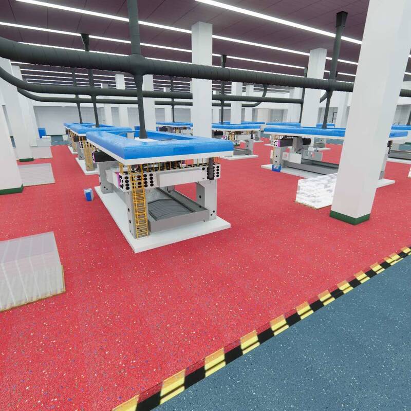 रेले धूल मुक्त कार्बोरुंडम सुरक्षा फर्श (स्वच्छ क्षेत्र पहनने-विरोधी-स्लिप-अग्निरोधी पर्यावरण के अनुकूल)