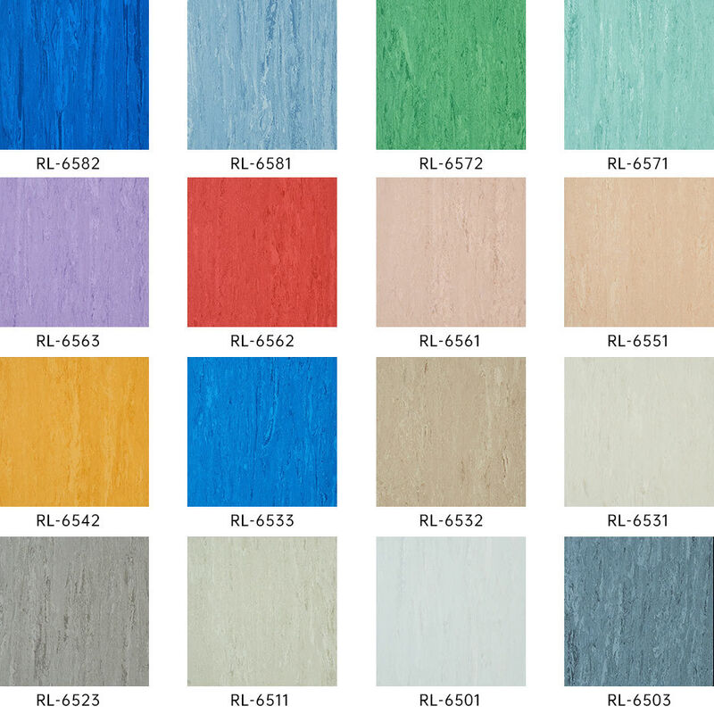 Medical-Grade Antimicrobial Homogeneous Flooring with Disinfectant-Resistant Surface for Hospital Wards