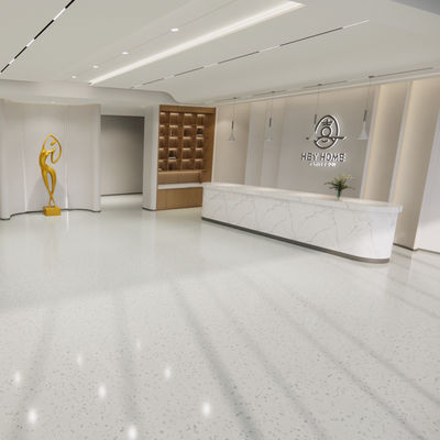 पेशेवर चिकित्सा-ग्रेड अस्पताल फर्श विनाइल जिसमें जीवाणुरोधी आसान-सफाई के लाभ हैं