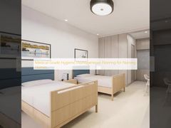 नर्सिंग होम के लिए मेडिकल-ग्रेड स्वच्छ सजातीय फर्श